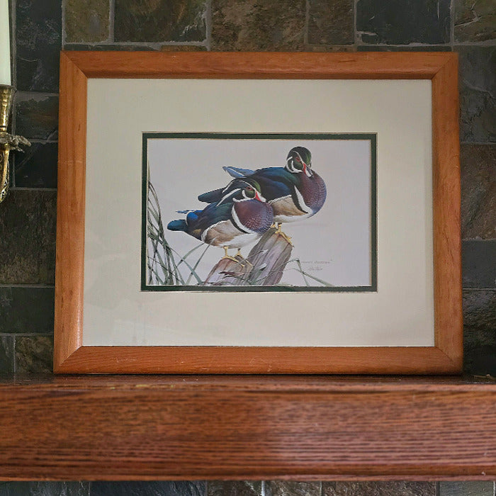 Art LaMay Woody Buddies Framed Duck Art Print Front