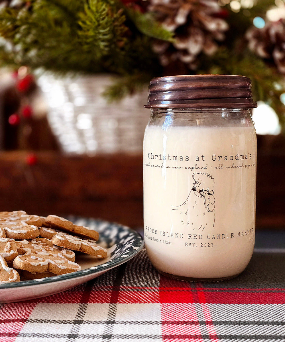 Rhode Island Red Candle Makers Christmas at Grandma's 12 oz