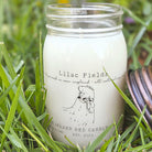 Lilac Fields Soy Wax Candle 12 oz Open