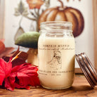 Pumpkin Muffin Soy Wax Candle 12 oz Open