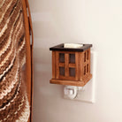 Wood Lantern Pluggable Fragrance Warmer Side